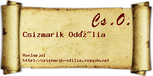 Csizmarik Odília névjegykártya